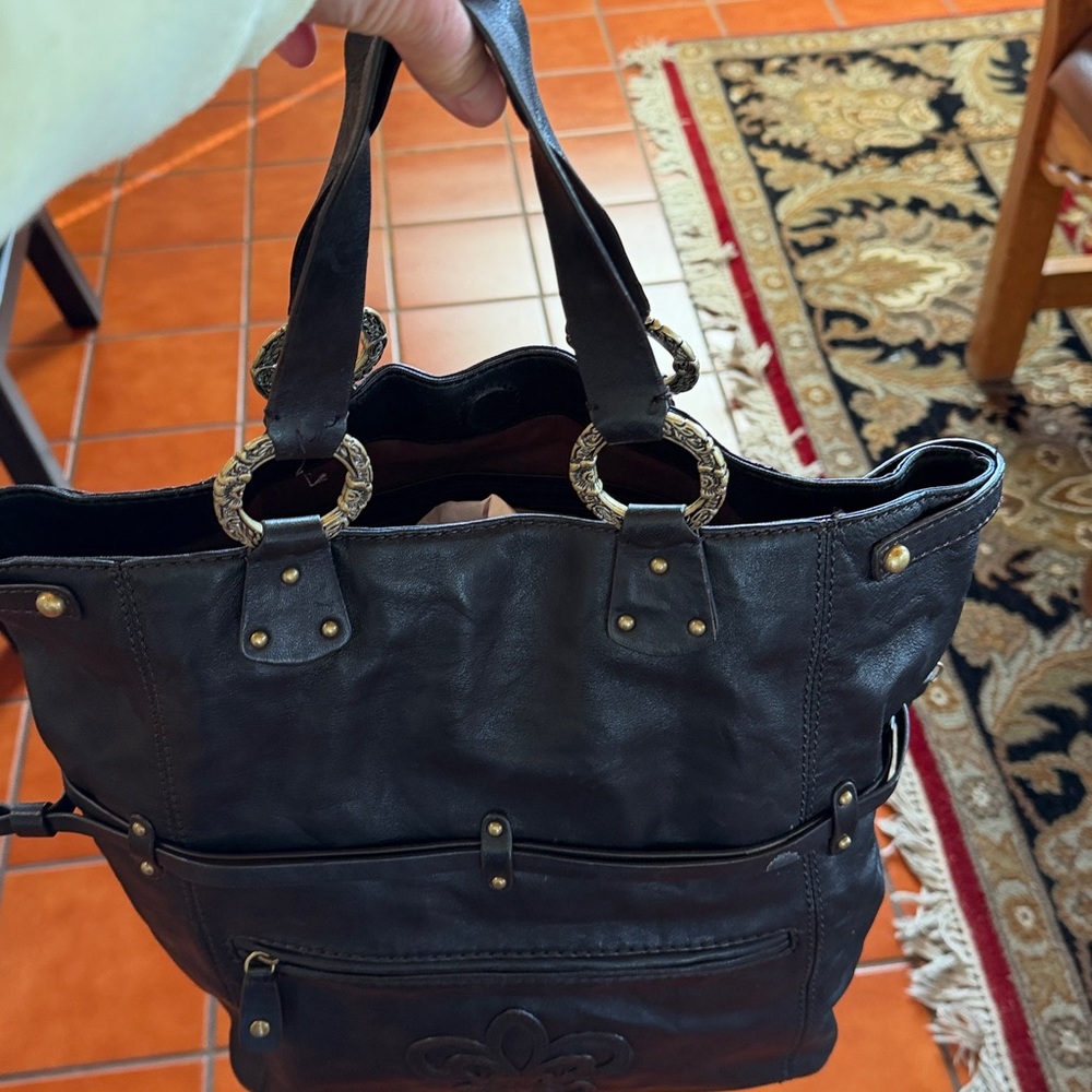 Gianni Bini Leather Tote